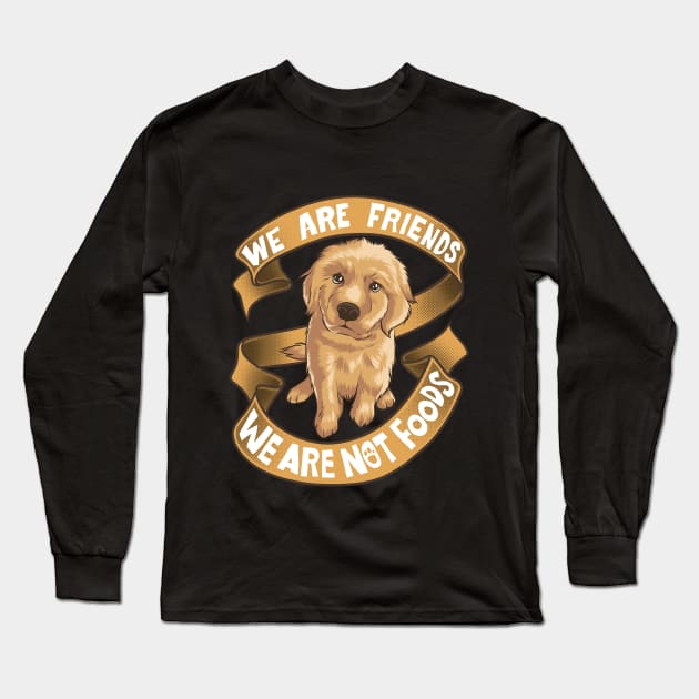 Dogs Are Not Food Long Sleeve T-Shirt by MimimaStore